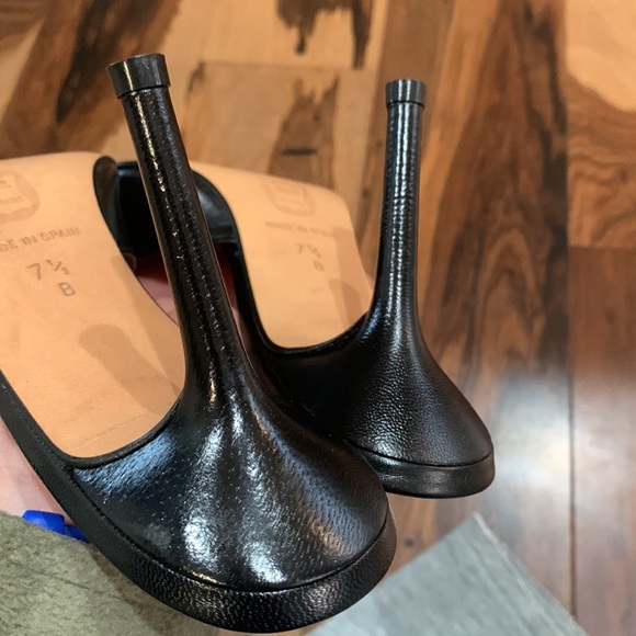 Charles Davis black pointed heels - Picture 7 of 8